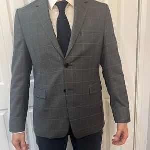 Paul Smith Light Grey Windowpane Sport Coat